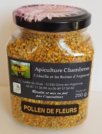 Pollen frais polyfloral – mélange de fleurs de printemps, source naturelle de micronutriments, récolté en France
